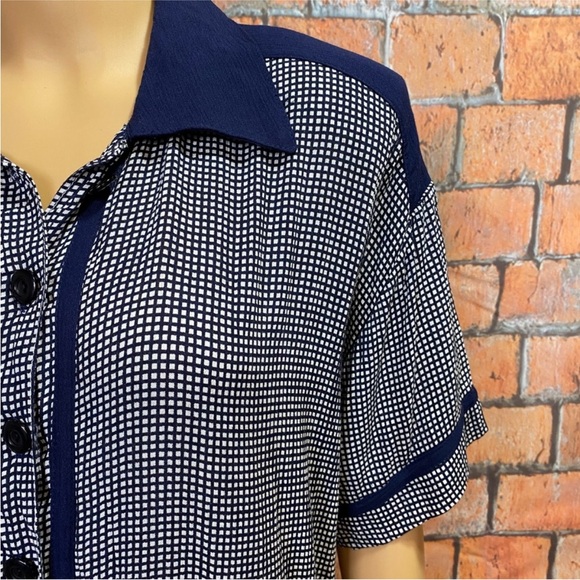 Adolfo Collectibles‎ Checkered Jumpsuit - Picture 3 of 14